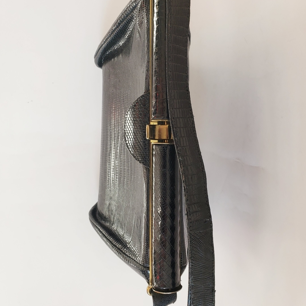 Vintage reptile patent leather purse bag - Picture 8 of 8